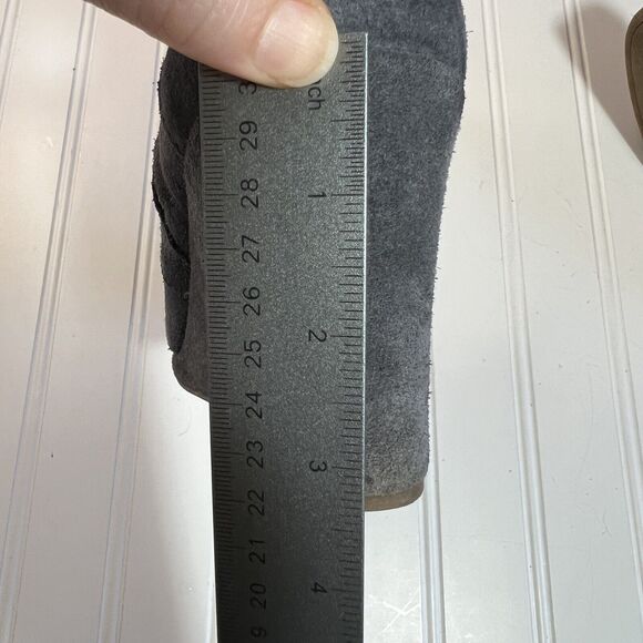 TOMS Desert Wedge Bootie Boots Gray Suede Womens Size 7.5 - Picture 10 of 14